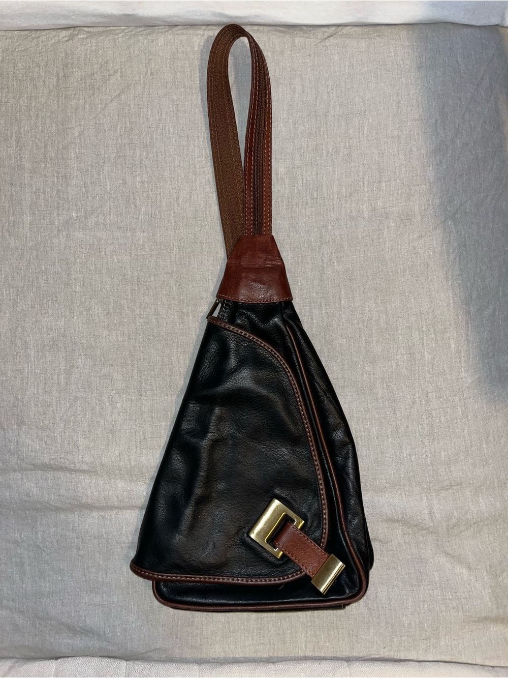 100% Genuine Leather Artisan Bag / Sach - Convertible - Made in Italy
